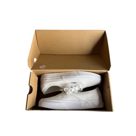 Vans True White Low Top Sneakers Unisex Canvas Shoes Size 5 - Picture 3 of 7
